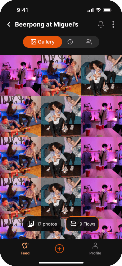 Flow app gallery grid