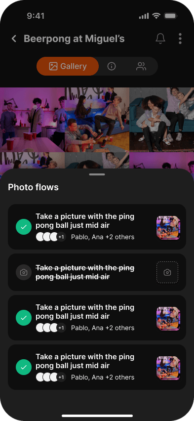 Flow app gallery missions